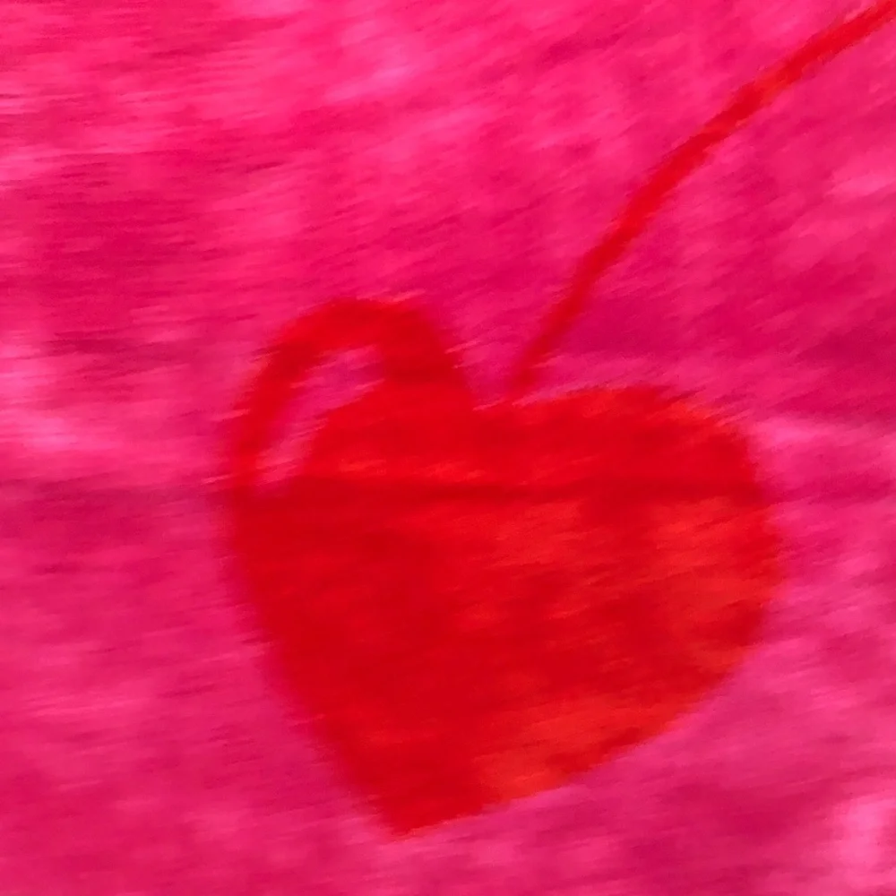 NWT Juicy Couture Jacquard Pink Beach Towel with Red Cherry Motif